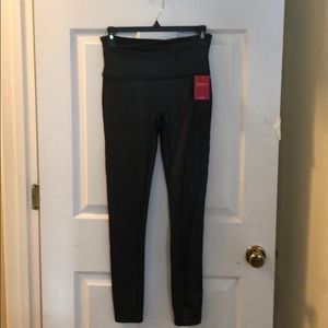 Spank Faux leather leggings NWT!